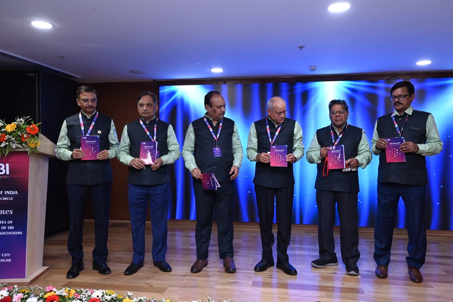 Structured Meeting at Gandhinagar : Publication of Booklet prepared by Corporate Centre for Pensioners